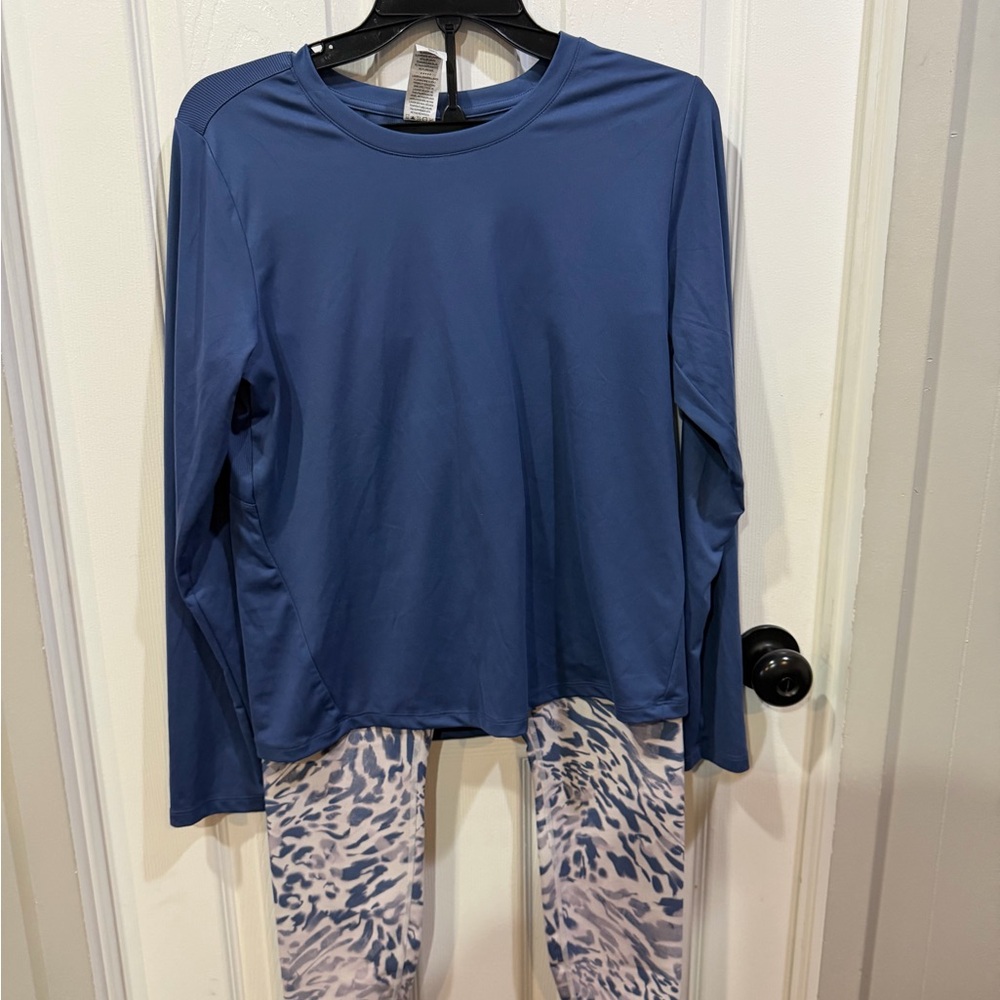 RBX Blue Long Sleeve Top